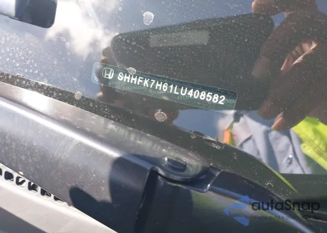 2020 Honda Civic Ex from USA, damaged, VIN SHHFK7H61LU408582